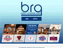 Tablet Screenshot of barrettrestaurantgroup.com